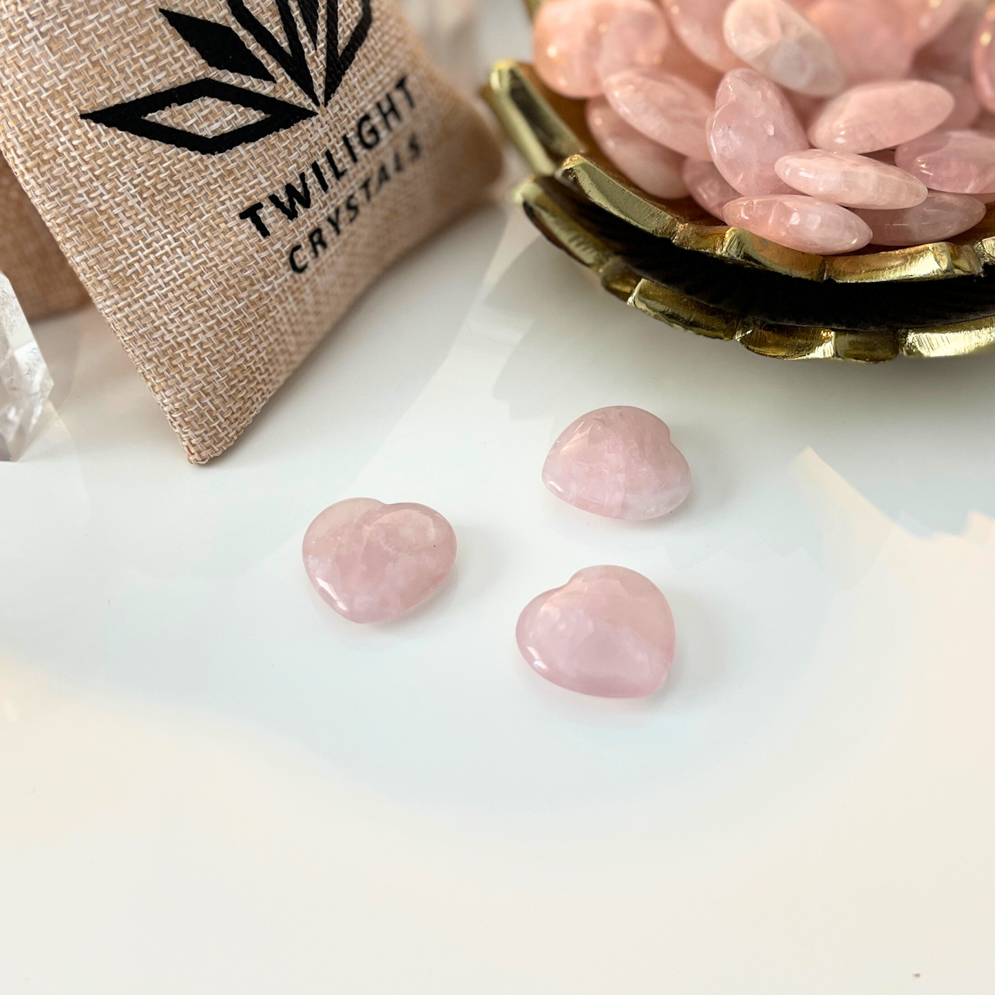 Small Rose Quartz Heart