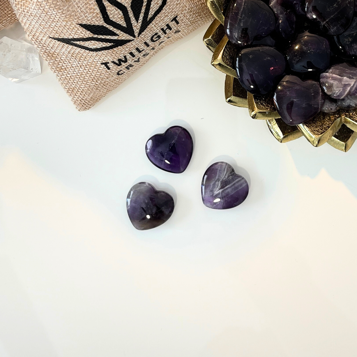 Small Amethyst Heart
