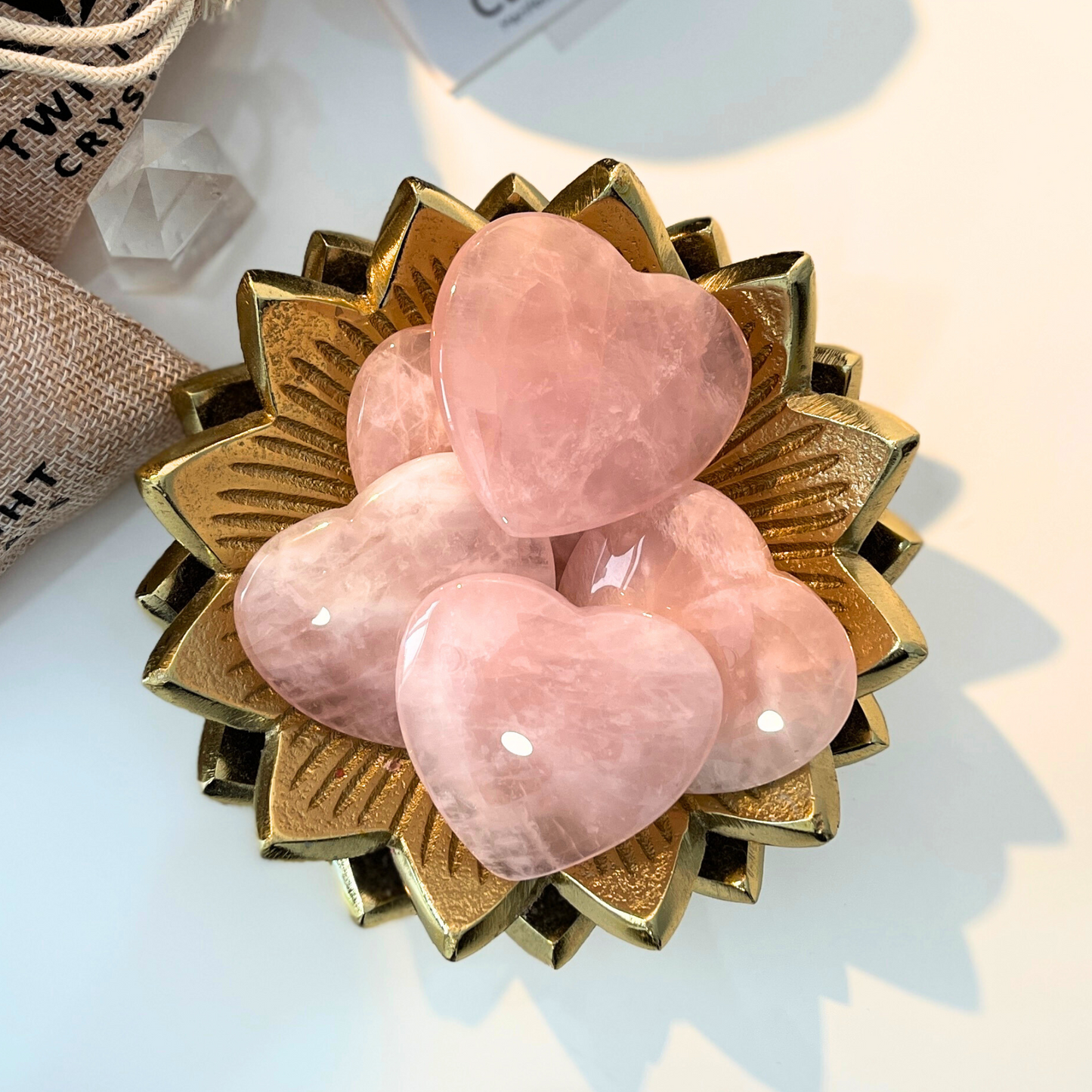 Large Rose Quartz Heart