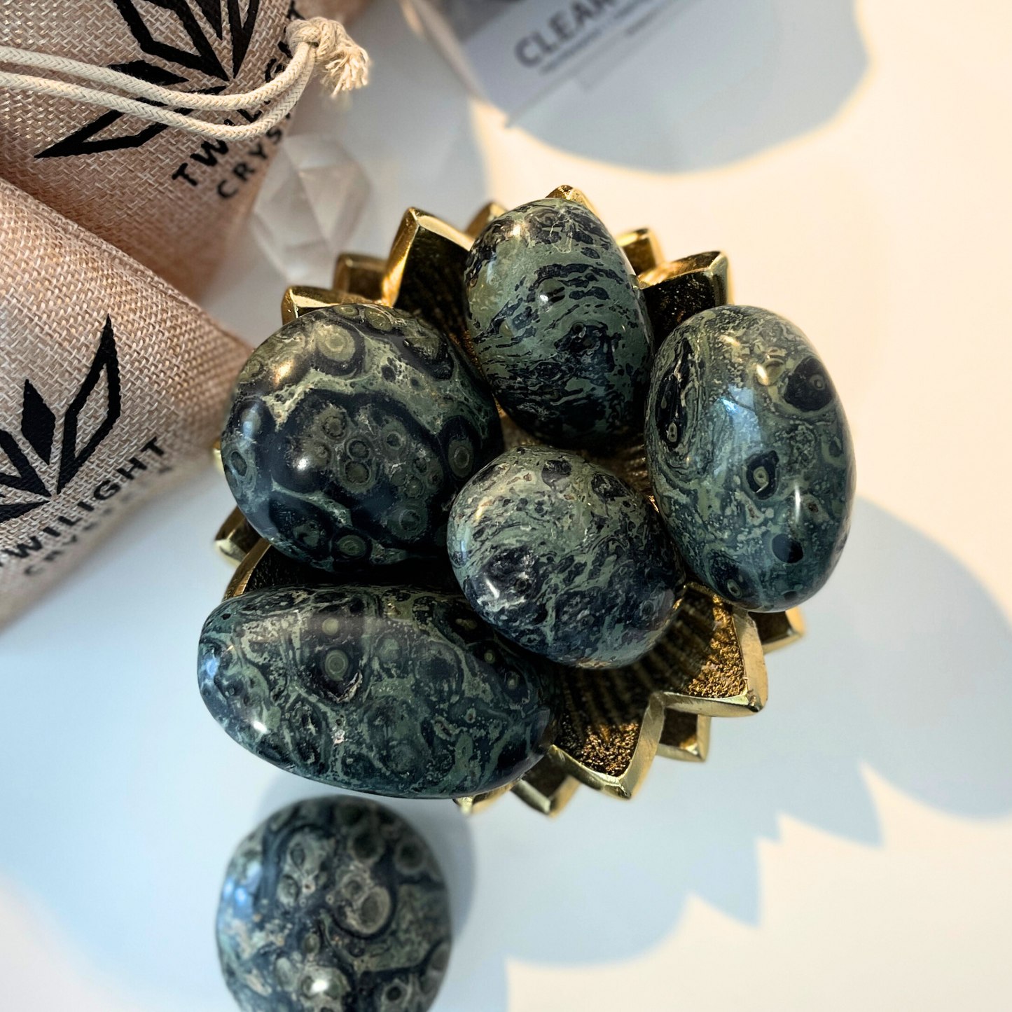 Kambaba Jasper Palm Stone