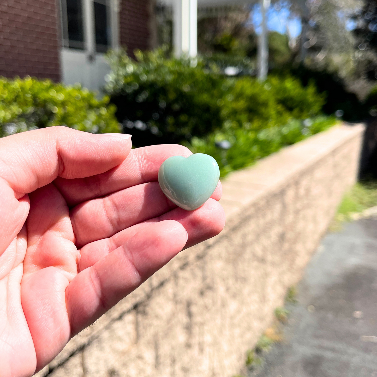 Small Green Aventurine Heart