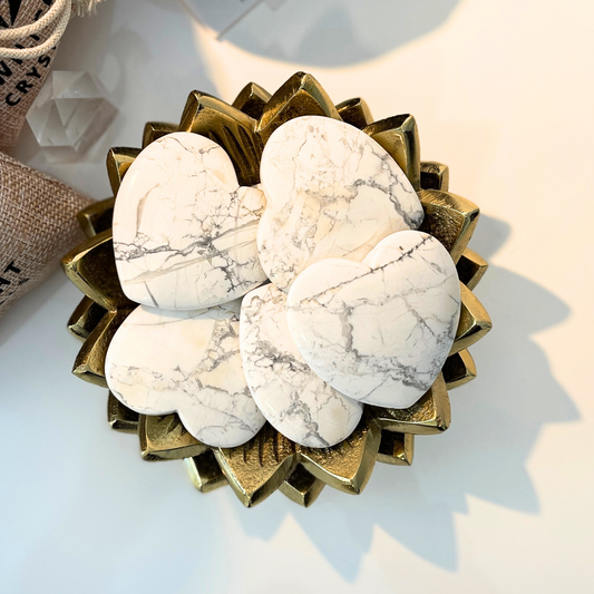 Large Howlite Heart