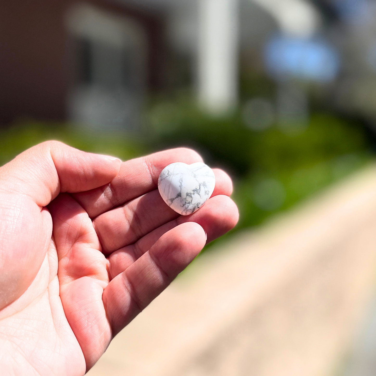 Small Howlite Heart