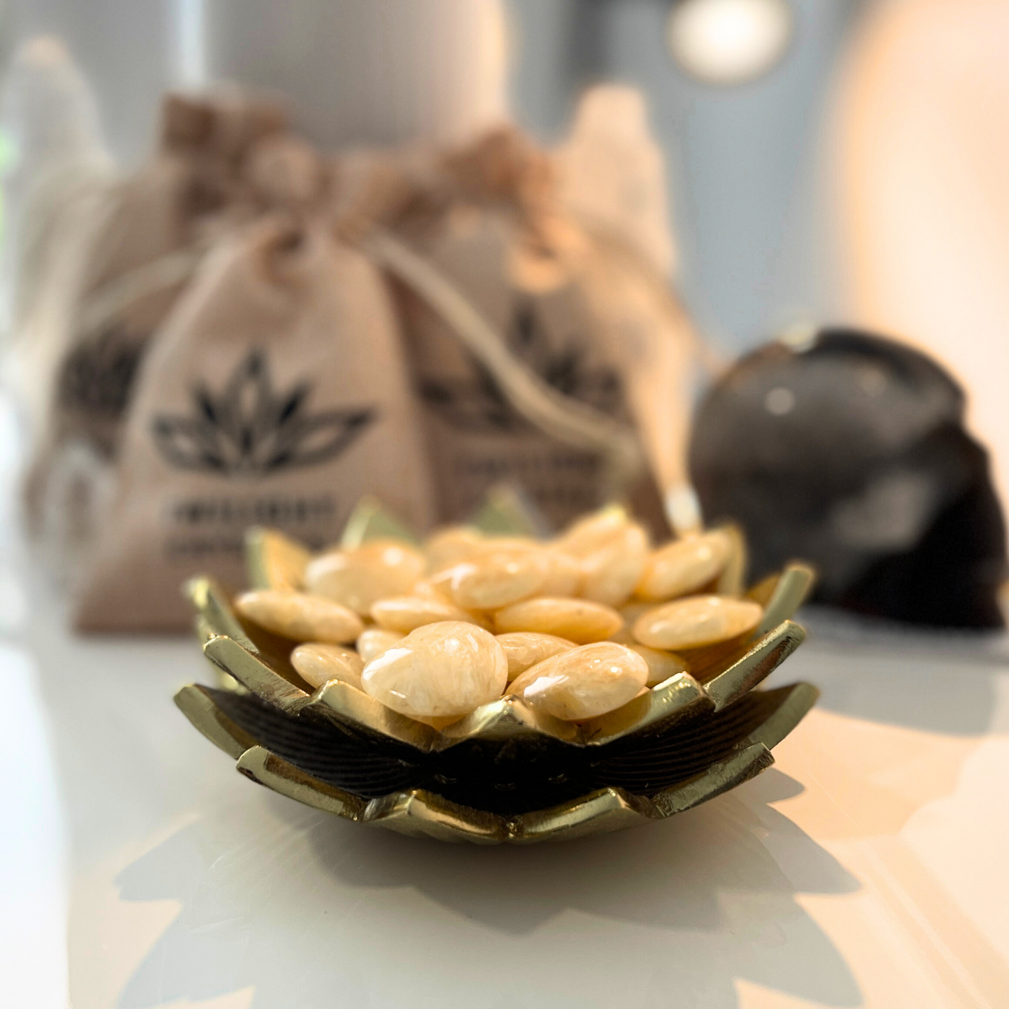 Small Yellow Jasper Heart