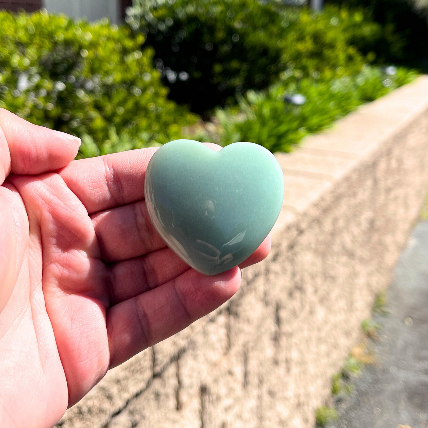 Large Green Aventurine Heart