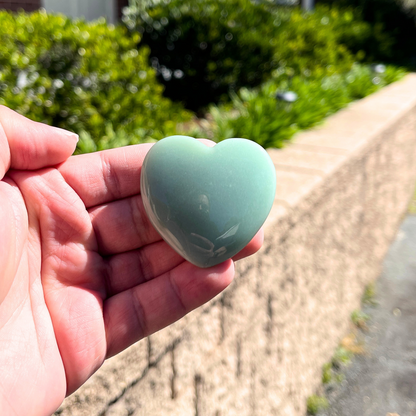 Large Green Aventurine Heart