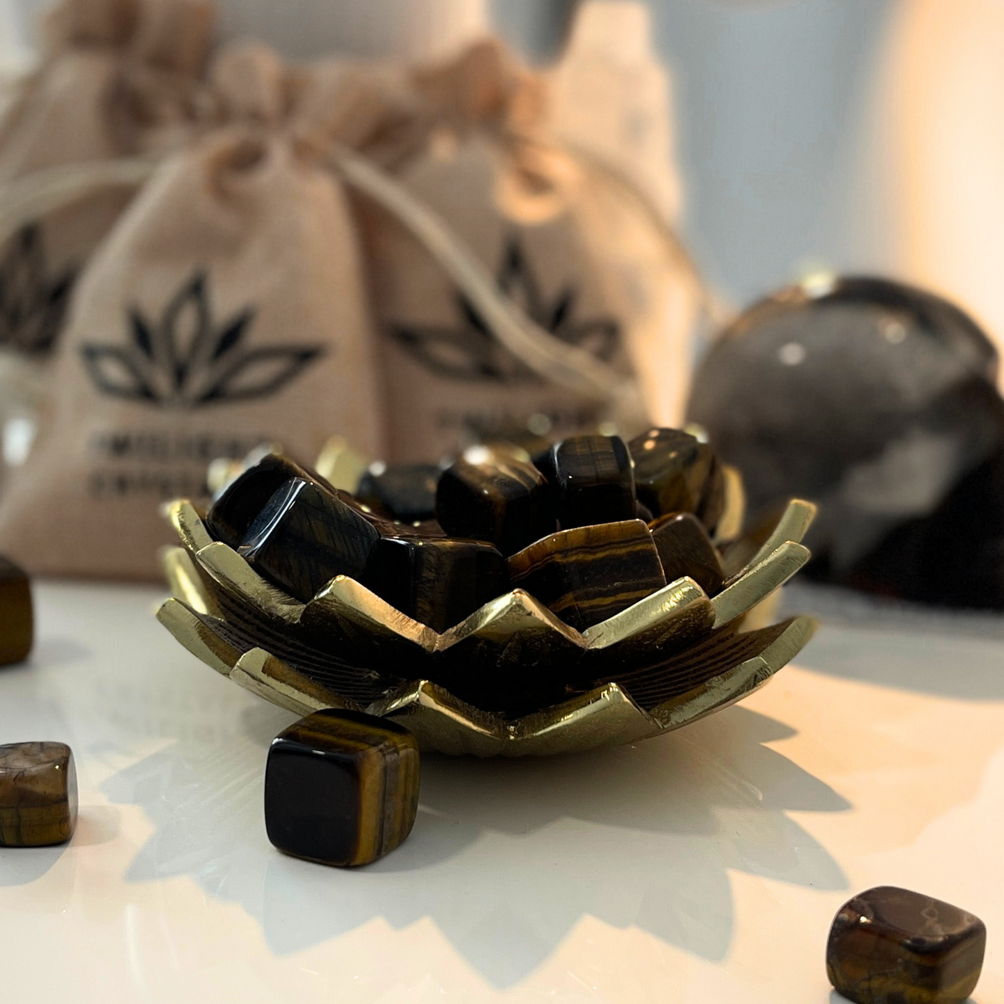 Tigers Eye Tumble Stone