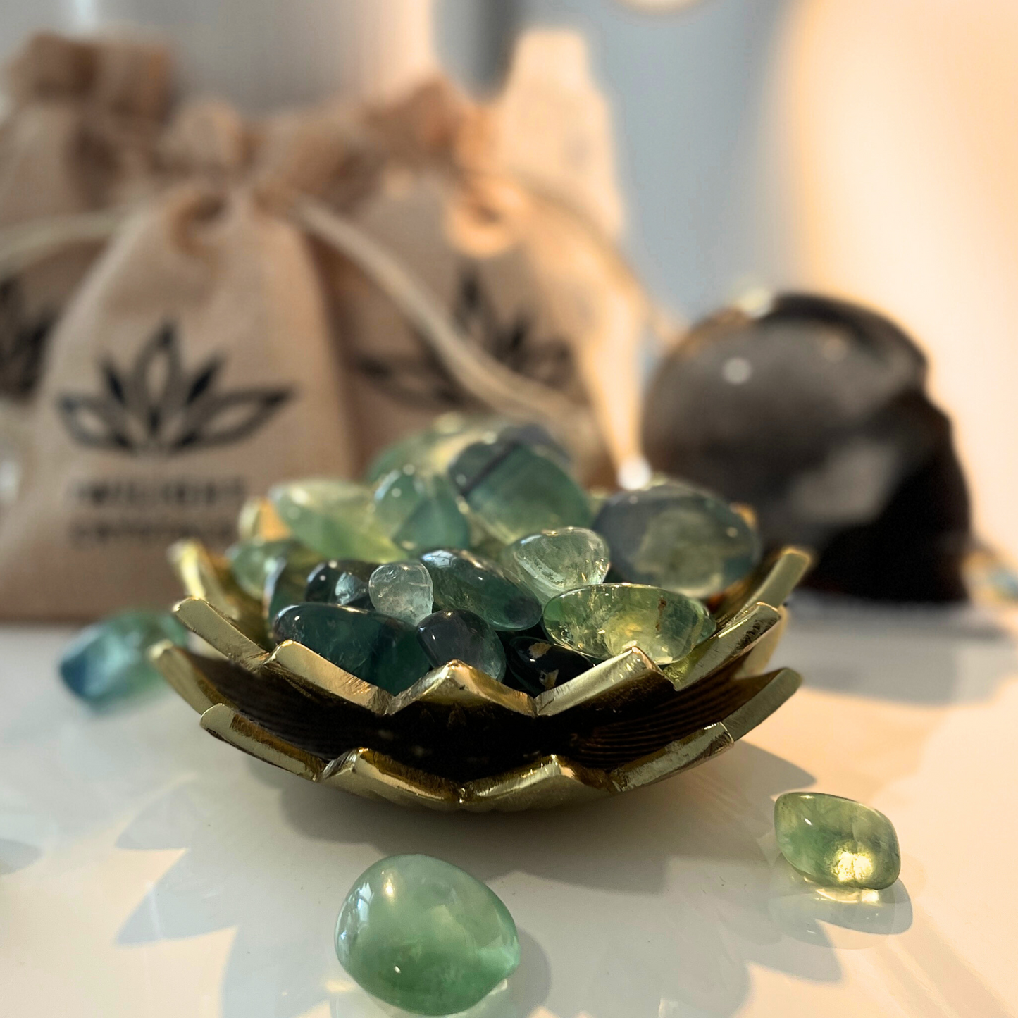 Fluorite Tumble Stone