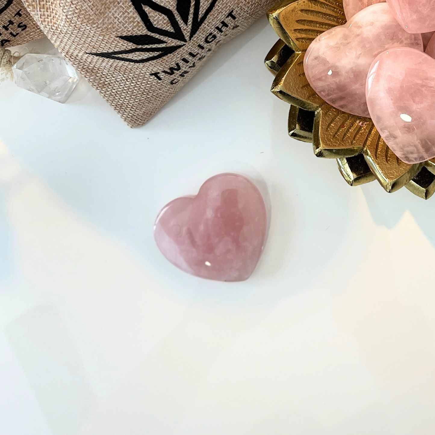Large Rose Quartz Heart