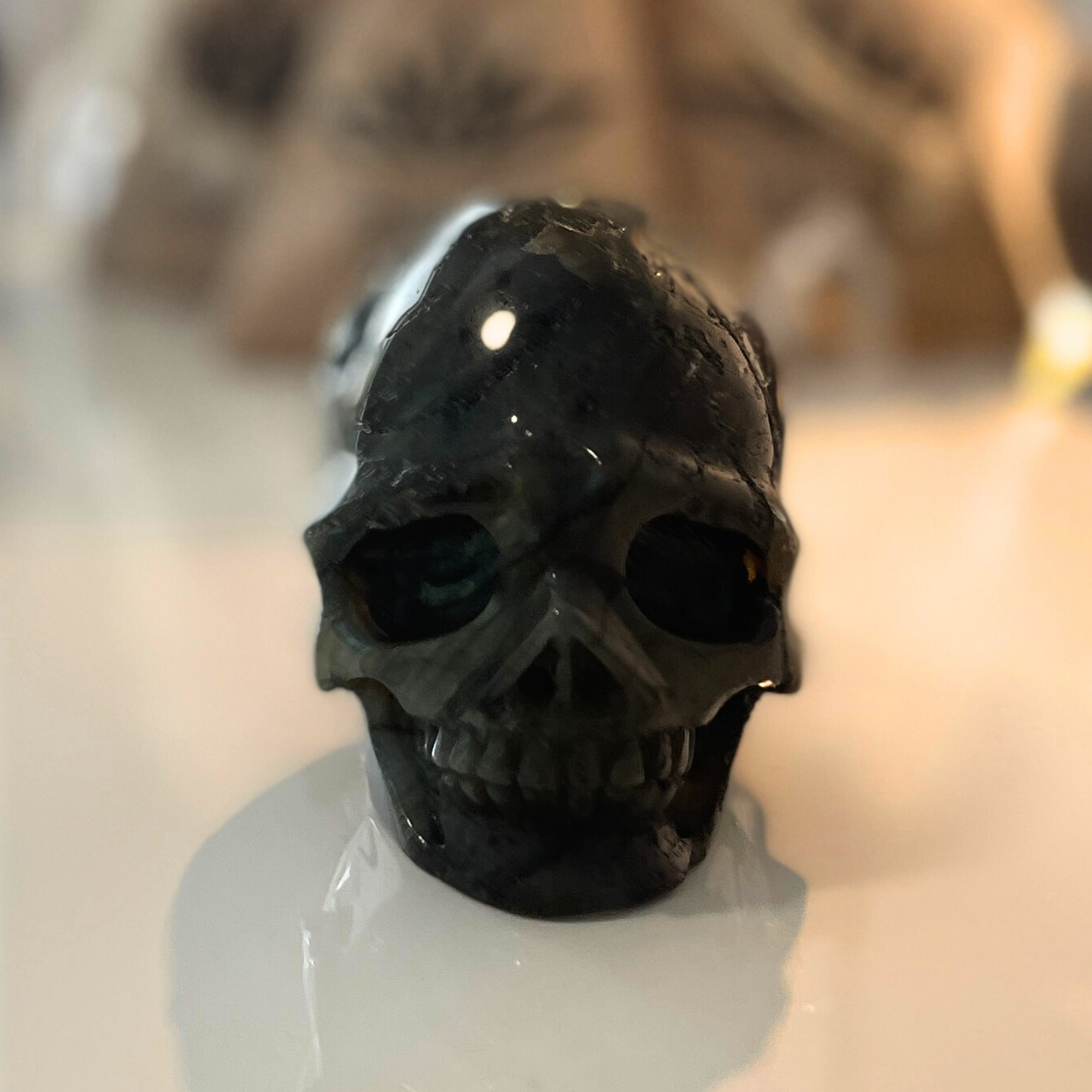 Labradorite Skull