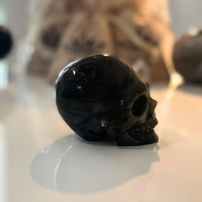 Labradorite Skull